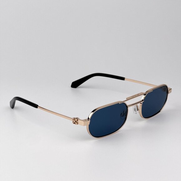 Off-White VAIDEN Women Sunglasses – Gold Oval Frame | Model OERI123 7645 - Picture 5 of 12